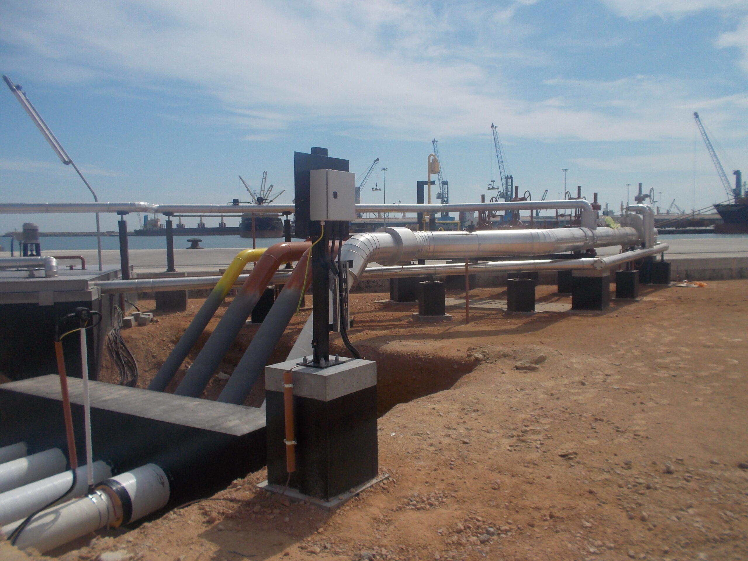 Misurata Port – Trenching and installation (3)
